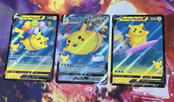 Flying Pikachu VMAX, Flying Pikachu V, Surfing Pikachu V - Pokemon TCG - Image 1