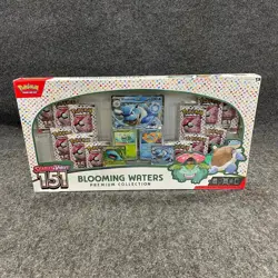 POKEMON S & V 151 Blooming Waters Premium Collection Box, Sealed Box is Worn - Image 1