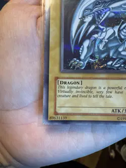 Blue-Eyes White Dragon DDS-001 Yu-Gi-Oh! Video Game Promotional Mp/Hp. - Image 5