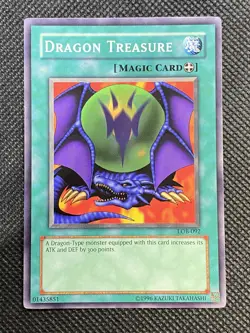 Yu-Gi-Oh! - Dragon Treasure LOB-092 Common Unlimited Edition VLP - Image 1