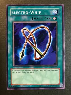 Yugioh - Electro-Whip LOB-093 Common Unlimited 1996 VLP - Image 1