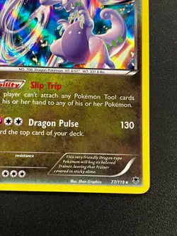 Goodra 77/119 - Phantom Forces Holo Rare Pokemon TCG Card LP - Image 3