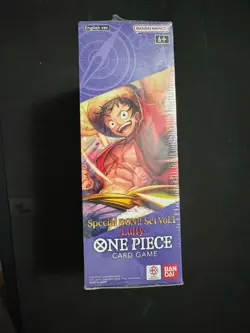 ONE PIECE CARD GAME SPECIAL DON!! SET VOL. 1 LUFFY BRAND NEW SEALED BOX OF 8 - Image 2