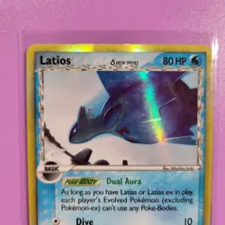 LATIOS d [Delta Species] 12/110 EX Holon Phantoms rare holo Pokemon card - Image 2
