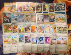Pokemon Prismatic Evolutions Base Set C/UC/Rare Holo NM 100 Card Lot - 1 of Each - Image 2