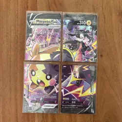 Pokemon TCG Morpeko V-Union 4 Card Set SWSH287, SWSH288, SWSH289, SWSH290 Promo - Image 1