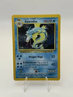 Pokemon Gyarados TCG Holo Card Base Set, Unlimited Rare, 6/102 LP Condition - Image 2