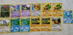 Pokemon TCG DIAMOND & PEARL lot Of 13 Cards Weaville Manaphy Bonsly Lopunny - Image 1