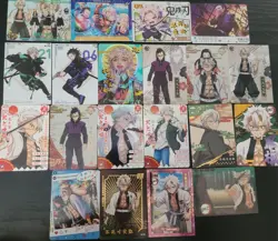 Genya & Sanemi Shinazugawa Demon Slayer Mixed Card Lot of 20 CCG Anime Manga - Image 1
