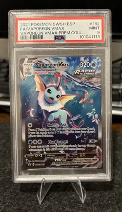 Vaporeon VMAX SWSH182 SWSH: Sword & Shield Promo Cards Holo - Image 1