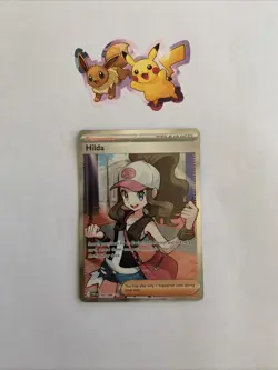 Hilda 164/086 Full Art Ultra Rare White Flare Holo Pokemon TCG Card - Image 1