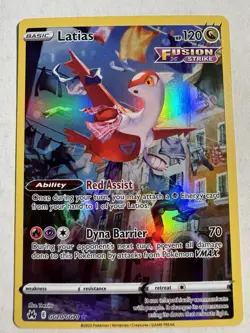 Latias GG20/GG70 Crown Zenith: Galarian Gallery Holo Card Near Mint Condition - Image 1
