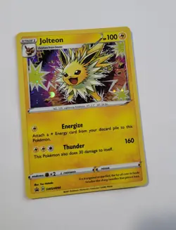 Pokemon Jolteon SWSH094 Black Star Promo Holo Sword Shield 2021 TCG Card English - Image 1