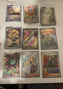 Pokemon Collection Lot Of 181 Cards Illustration Rares Sealed Bulbasaur Stamped - Image 1