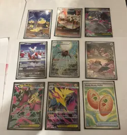 Pokemon Collection Lot Of 181 Cards Illustration Rares Sealed Bulbasaur Stamped - Image 2