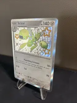 Pokemon TCG Scizor Shiny Paldean Fates Ultra Rare Card 191/091 Scarlet & Violet - Image 2