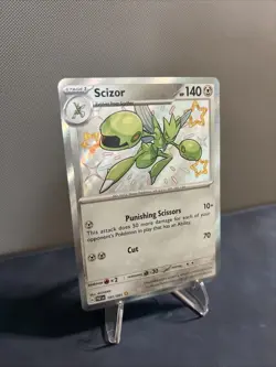 Pokemon TCG Scizor Shiny Paldean Fates Ultra Rare Card 191/091 Scarlet & Violet - Image 3