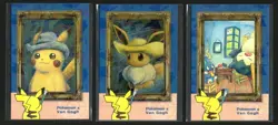 Pokemon Cracked Ice Holo *Electric Pikachu Card Database* - *VAN GOGH* PIKACHU - Image 1