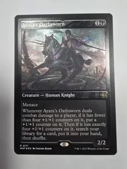 Ayara's Oathsworn (Foil Etched) March of the Machine: The Aftermath Foil Mtg - Image 1