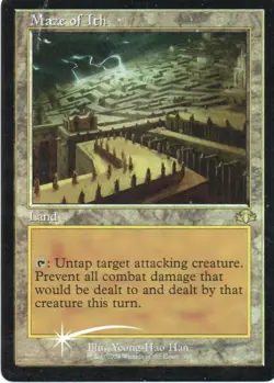 MTG: Dominaria Remastered: Foil Retro Frame Maze of Ith: LP Condition - Image 1