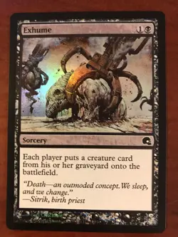 MTG Graveborn Exhume Foil - Near Mint - Image 1