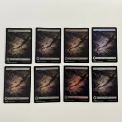 MTG TDM Swamp #0274 (Qty: 8) *FOIL* DRAGON ART Tarkir Dragonstorm MT/NM Cmb Shp - Image 1