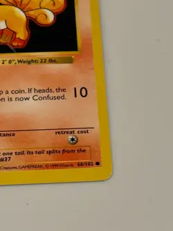 Shadowless Vulpix Pokemon Card Base Set 1999 WOTC 68/102 - Image 4
