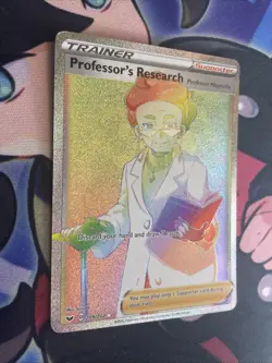 Professor’s Research Rainbow Secret Rare 209/202 - Pokemon Sword & Shield LP - Image 2