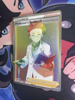 Professor’s Research Rainbow Secret Rare 209/202 - Pokemon Sword & Shield LP - Image 3