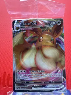 Eevee VMAX SWSH087 SEALED Shining Fates Black Star Promo Card Pokemon TCG - Image 1