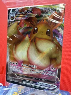 Eevee VMAX SWSH087 SEALED Shining Fates Black Star Promo Card Pokemon TCG - Image 3
