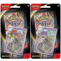 Set of 2 Drifloon Drifblim Checklane Blister Pack Mega Evolution ME01 Pokemon - Image 1