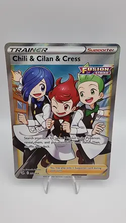 Pokemon TCG - Fusion Strike - 258/264 Chili & Cilan & Cress - Image 1