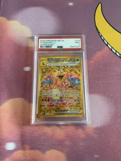 Pokemon Charizard ex Obsidian Flames 228/197 Hyper Rare Gold PSA 9 Mint Full Art - Image 1