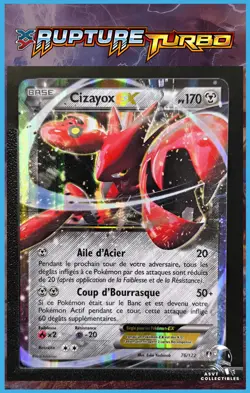 Carte Pokemon Cizayox EX 76/122 XY09 XY Rupture Turbo FR XY9 - Image 1