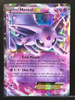 Carte Pokemon Mentali EX 52/122 XY09 XY Rupture Turbo FR XY9 - Image 2