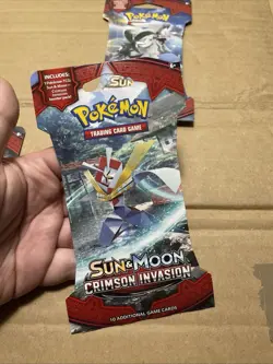 Pokemon Sun & Moon Crimson Invasion Booster Pack Set of 15 - Image 4