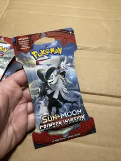 Pokemon Sun & Moon Crimson Invasion Booster Pack Set of 15 - Image 5