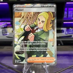Pokemon Hassel 205/167 Twilight Masquerade Ultra Rare Full Art Holo - Image 1