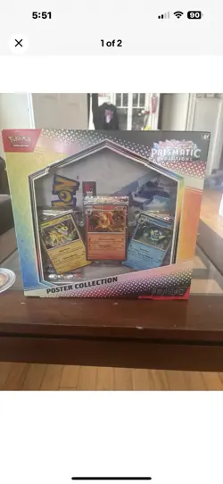 Pokemon TCG Scarlet & Violet Prismatic Evolutions Poster Collection Box - Image 1