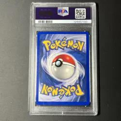 1999 POKEMON BASE SET UNLIMITED #1 ALAKAZAM-HOLO PSA 8 - Image 2