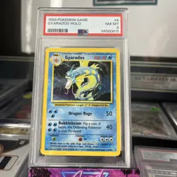 1999 Pokemon Base Set GYARADOS Holo PSA 8 Near Mint #6 - Image 1