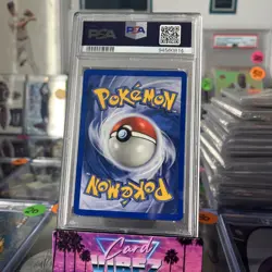 1999 POKEMON BASE SET UNLIMITED #1 ALAKAZAM-HOLO PSA 8 - Image 2