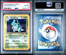 1999 Pokemon Jungle Nidoqueen Holo #7 PSA 8 NM-MT - Image 5