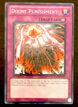 Divine Punishment SDLS-EN033 YuGiOh! Lost Sanctuary Deck 1st Ed NM Trap NEW x1 - Image 1