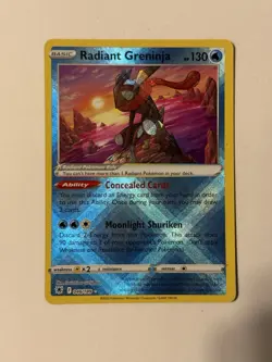 Pokemon TCG Radiant Greninja Astral Radiance Card 046/189 - NM/Mint! - Image 2