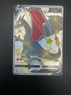 Pokemon TCG Charizard V Champions Path Holo Card 079/073 Secret Rare NM 2020 - Image 1