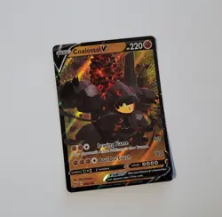 Pokemon Coalossal V 098/185 Holo Vivid Voltage 2020 Full Art Card TCG English EN - Image 1