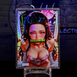 Nezuko Kamado Waifu Trading Card ACG-AVL Goddess Holo Foil 015 Demon Slayer - Image 1