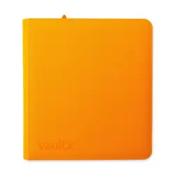 Vault X Neon Orange 12-Pocket Exo-Tec Zip Binder - 480 Cards - New - Image 1